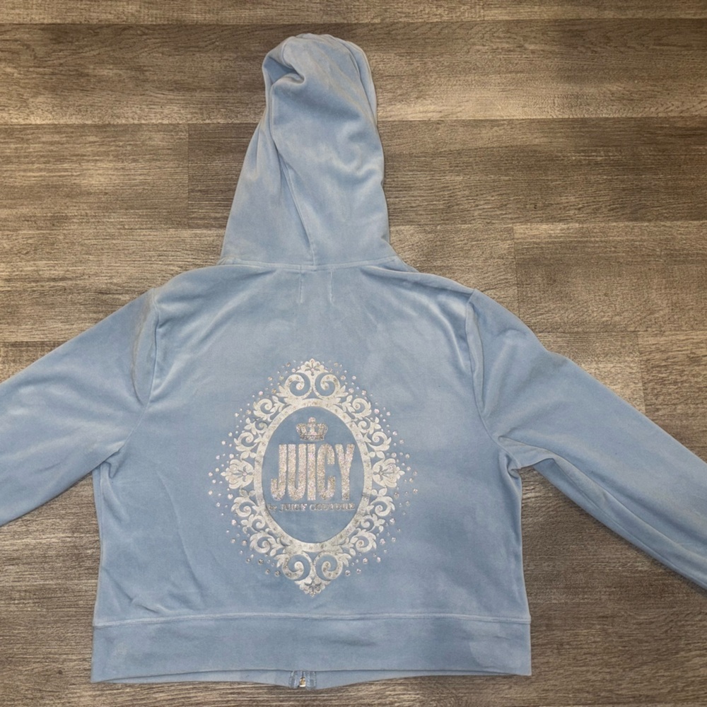 Juicy Couture Sky Blue Bomber Jacket